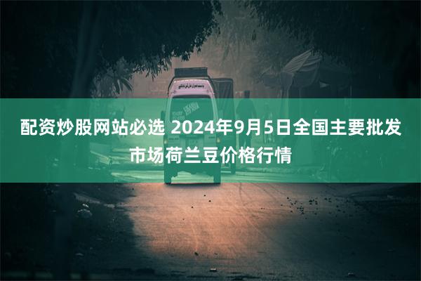 配资炒股网站必选 2024年9月5日全国主要批发市场荷兰豆价格行情