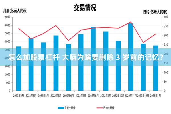 怎么加股票杠杆 大脑为啥要删除 3 岁前的记忆？