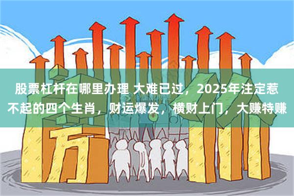 股票杠杆在哪里办理 大难已过，2025年注定惹不起的四个生肖，财运爆发，横财上门，大赚特赚