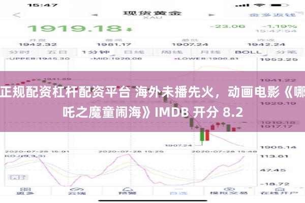 正规配资杠杆配资平台 海外未播先火，动画电影《哪吒之魔童闹海》IMDB 开分 8.2